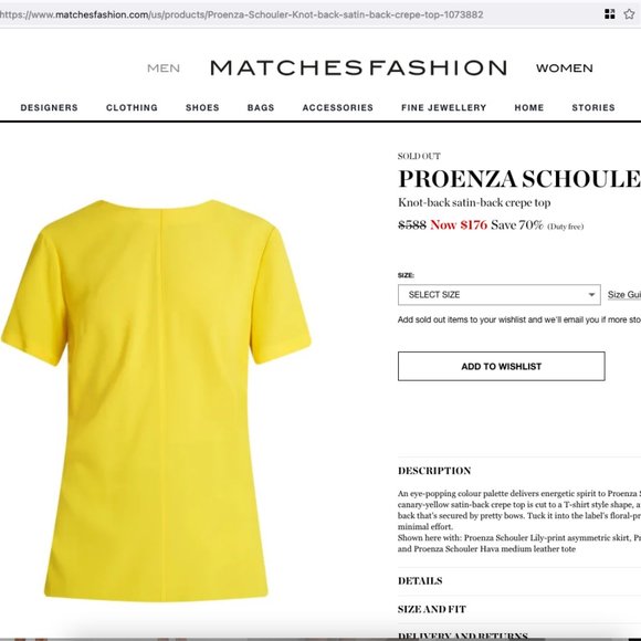 🥰 NWT Proenza Schouler Resort Collection top - Picture 6 of 6